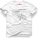 Tshirthane Guide To Craft Beyaz Erkek T-Shirt - XL