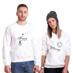 Tshirthane Honey Moning Sevgili Kombinleri Sweatshirt Kombini
