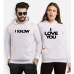 Tshirthane I Love You I Know Sevgili Kombinleri Kapüşonlu Kombini, Kadın, 3XL, N11PTTSV20KP166-Tek Ürün Fiyatıdır, Kombin Yapmak İçin En Az 2 Adet Sepete Ekleyiniz
