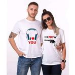 Tshirthane I Love You I Know Sevgili Kombinleri Tshirt Kombini, Kadın, 2XL, N11PTTSV20T0029-Tek Ürün Fiyatıdır, Kombin Yapmak İçin En Az 2 Adet Sepete Ekleyiniz