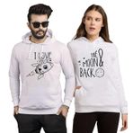 Tshirthane I Love You To The Moon Back Sevgili Kombinleri Kapüşonlu Kombini, Kadın, M-Tek Ürün Fiyatıdır, Kombin Yapmak İçin En Az 2 Adet Sepete Ekleyiniz