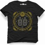 Tshirthane İkizler Burcu Gemini Siyah Erkek Tshirt