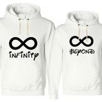 Tshirthane Infinity Beyond 2'li Sevgili Sweatshirt