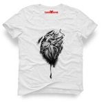 Tshirthane Kalbim Motorla Carpiyor Beyaz Erkek T-shirt