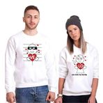 Tshirthane Kalbimin Hırsızı Sevgili Kombinleri Sweatshirt Kombini, Erkek, XS-Tek Ürün Fiyatıdır, Kombin Yapmak İçin En Az 2 Adet Sepete Ekleyiniz