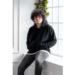 Tshirthane Kapşonlu Oversize Polar Erkek Kapüşonlu Sweatshirt