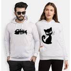 Tshirthane Kedi ve Balık Cat Fish Sevgili Kombinleri T-shirt Kombini