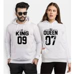 Tshirthane King 09 Queen 07 2'li Sevgili Sweatshirt