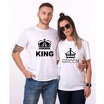 Tshirthane King Queen Sevgili Kombinleri Tshirt Kombini, Erkek, 3XL, N11PTTSV20T0038-Tek Ürün Fiyatıdır, Kombin Yapmak İçin En Az 2 Adet Sepete Ekleyiniz