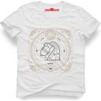Tshirthane Kova Burcu Aquarius Beyaz Erkek T-shirt