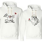 Tshirthane Kurbağa Prens Sevgili Kombinleri Sweatshirt Kombini