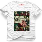 Tshirthane La Case De Papel Grand Teft Cash Beyaz Erkek T-Shirt