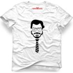 Tshirthane La Case De Papel The Teacher Beyaz Erkek T-Shirt - XL