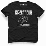 Tshirthane Led Zeppelin Angel Black Siyah Erkek T-shirt