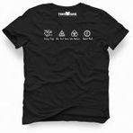 Tshirthane Led Zeppelin Name Siyah Erkek Tshirt