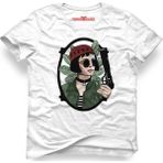 Tshirthane Leon & Mathilda The Professional Mirror Sevginin Gücü Beyaz Erkek T-Shirt - XL