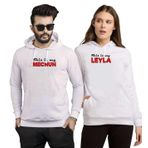 Tshirthane Leyla Mecnun Erkek Sevgili Kombinleri Kapüşonlu Kombini, Kadın, XL-Tek Ürün Fiyatıdır, Kombin Yapmak İçin En Az 2 Adet Sepete Ekleyiniz