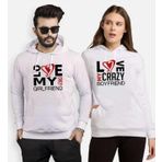 Tshirthane Lo Ve Crazy Sevgili Kombinleri Kapüşonlu Kombini, Erkek, S-Tek Ürün Fiyatıdır, Kombin Yapmak İçin En Az 2 Adet Sepete Ekleyiniz