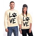 Tshirthane Love Pati 2'li Sevgili Sweatshirt