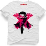 Tshirthane Malcolm X El-Hajj Malik El-Shabazzx Beyaz Erkek T-Shirt - XS