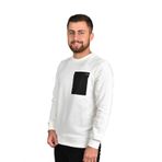 Tshirthane Manta 5323 Cep Baskılı Erkek Sweatshirt