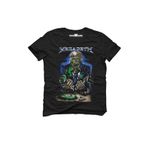 Tshirthane Megadeth Rock Metal Müzik Baskılı Dar Kesim Slim Fit Erkek T-Shirt