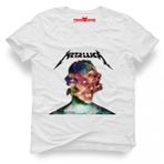 Tshirthane Metallica Album Hardwired To Self Destruct Beyaz Erkek T-shirt