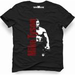 Tshirthane Mike Tyson Punch Siyah Erkek T-shirt