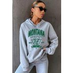 Tshirthane Montana Baskılı Unisex Sweatshirt