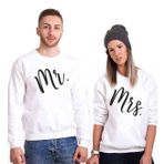 Tshirthane Mr. Mrs. 17 2'li Sevgili Sweatshirt