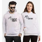 Tshirthane Mr. Mrs. Always Right. Sevgili Kombinleri Kapüşonlu Kombini, Erkek, 2XL-Tek Ürün Fiyatıdır, Kombin Yapmak İçin En Az 2 Adet Sepete Ekleyiniz