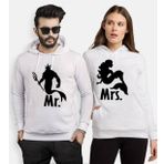 Tshirthane Mr. Mrs. Poseidon 2'li Sevgili Sweatshirt