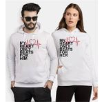 Tshirthane My Heart 2'li Sevgili Sweatshirt