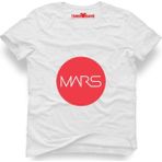 Tshirthane Nasa Mars Uzay Beyaz Erkek T-Shirt - L