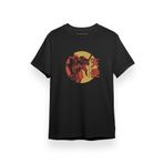 Tshirthane Neon Genesis Evangelion Retro Vintage Siyah Erkek T-shirt