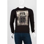 Tshirthane New York Unisex Pamuklu Slim Fit Sweatshirt Medium
