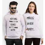 Tshirthane Nothing Makes Sense Sevgili Kombinleri Kapüşonlu Kombini, Erkek, XL-Tek Ürün Fiyatıdır, Kombin Yapmak İçin En Az 2 Adet Sepete Ekleyiniz