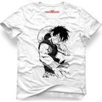 Tshirthane One Piece Monkey D. Luffy Manga Anime Siyah Erkek T-Shirt - XL