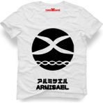 Tshirthane One Punch Man Evangelion Armisael Erkek T-Shirt - XS - Beyaz