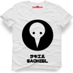 Tshirthane One Punch Man Evangelion sachiel Erkek T-Shirt - XXL - Beyaz