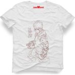 Tshirthane One Punch Man Genos Erkek T-Shirt - XL - Beyaz