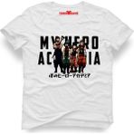 Tshirthane One Punch Man My hero Erkek T-Shirt - Beyaz
