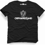 Tshirthane Orphaned Land Logo Amplem Siyah Erkek Tshirt