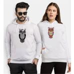 Tshirthane Owl Baykuş 2'li Sevgili Sweatshirt