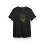 Tshirthane P17267S6047 Ghost in the Shell Anime Retro Vintage Siyah Kısa Kol Erkek T-shirt