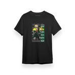 Tshirthane P17318S5835 My Hero Academia Anime Kacchan Katsuki Bakugo Art Siyah Erkek T-shirt
