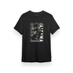 Tshirthane P17320S5621 My Hero Academia Anime Erasure Shota Aizawa Art Siyah Erkek T-shirt