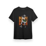 Tshirthane P17322S468 My Hero Academia Anime Bakugou Boom Boom Boom Siyah Erkek T-shirt