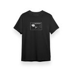 Tshirthane P17332S5230 Kung Fu Panda Skadoosh Siyah Kısa Kol Erkek T-shirt