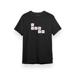 Tshirthane P17341S7880 Kısa Kol Siyah Erkek T-shirt